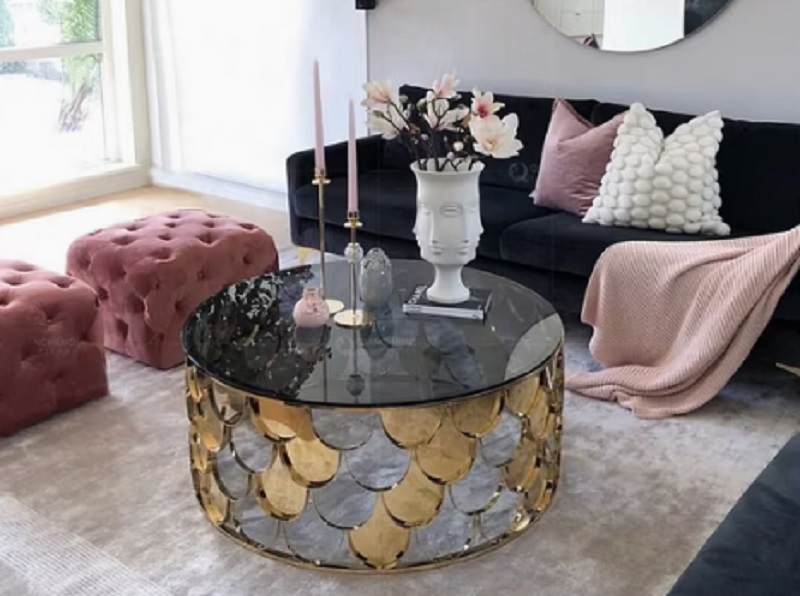 Meja Ruang Tamu Modern dengan Bentuk dan Material Unggulan