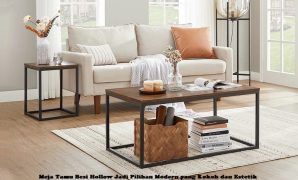 Meja Tamu Besi Hollow