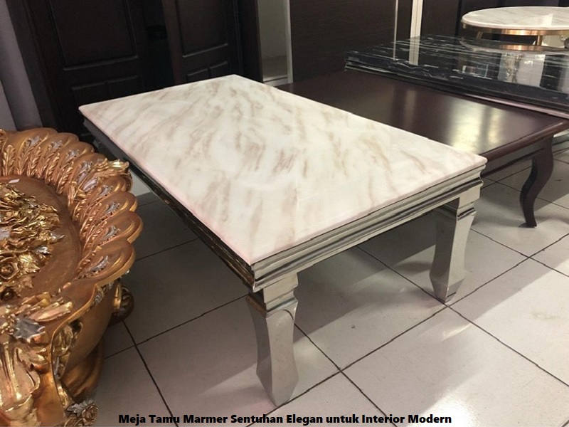 Meja Tamu Marmer