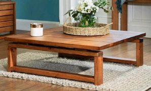 Daya Tarik Meja Tamu Bahan Baku Kayu Akasia