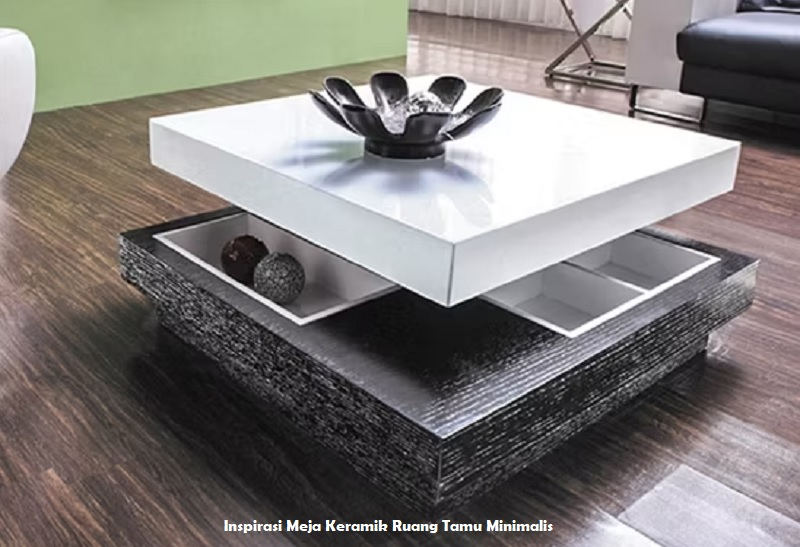 Inspirasi Meja Keramik Ruang Tamu Minimalis
