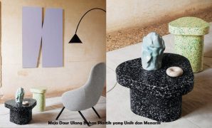 Meja Daur Ulang Bahan Plastik yang Unik dan Menarik
