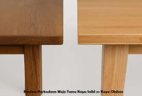 Review Perbedaan Meja Tamu Kayu Solid vs Kayu Olahan